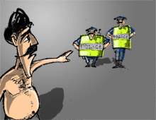 “БАТ’ ГОШО ПРИСТИГА В ГРАДА”: Първа среща с полицията