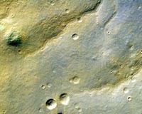 Първата цветна снимка на Марс
