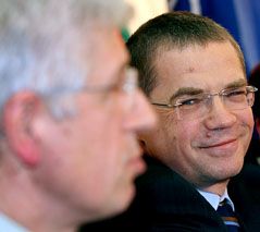 Румен Овчаров и Александър Медведев, Газпром