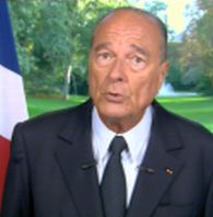 Жак Ширак обяви подкрепата си за Саркози