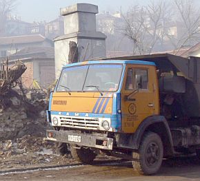 Спират товарните камиони край Пампорово