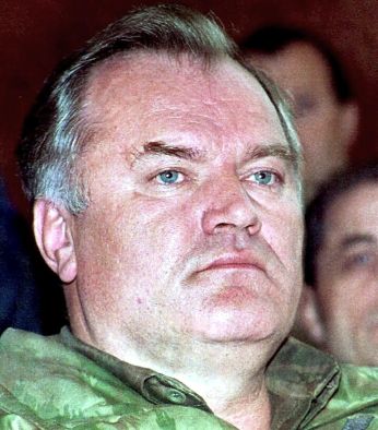 Генерал Ратко Младич, сниман през 1995 г.