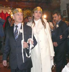 Венчавката на Волен Сидеров и Капка Георгиева