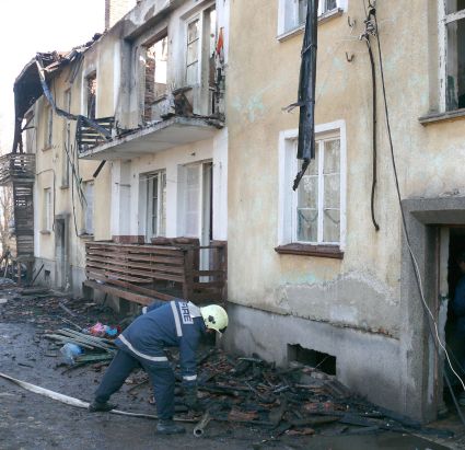Пожар в Димитровград остави без покрив 16 семейства