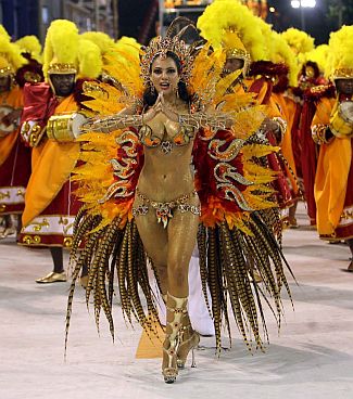 30 000 танцьори на самба на карнавала в Рио