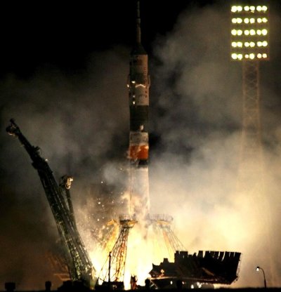 Изстрелване на руски космически кораб ”Союз”
