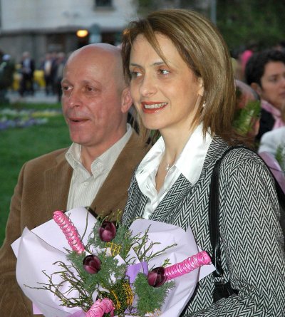 Надежда Михайлова с бившия си съпруг Камен Михайлов