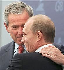 Буш се усъмни в демокрацията по Путинов модел