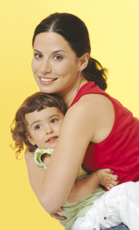 Зорница София с дъщеря си