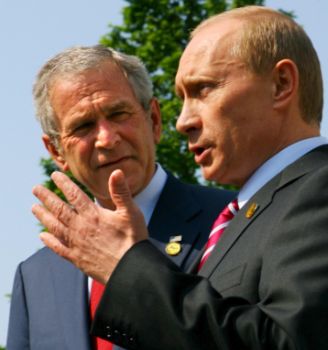 Путин предложи съвместно ПРО, Буш: Интересно