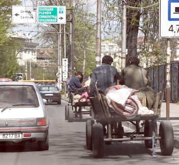 Каруца на Орлов мост