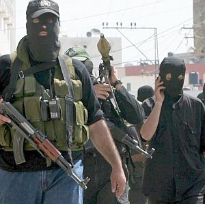 Бойци на палестинската групировка