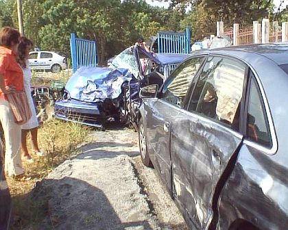 Другите две коли от катастрофата с хамъра на Стависки - хондата и аудито