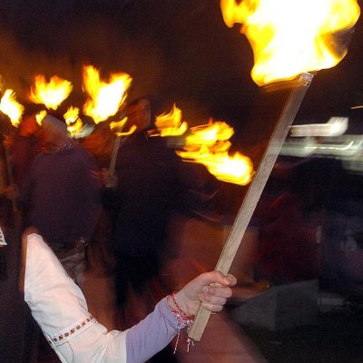 Факелното шествие премина по ул. Александровска в Русе (сн. архив)