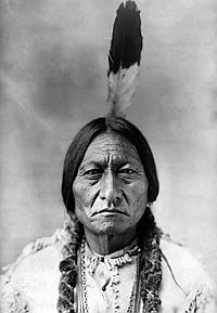 Един от най-известните лакота - Седящият бик (рисунка от 1855 г.)