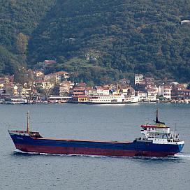 Корабът Ванеса, който потъна в Керченския пролив в Азовско море