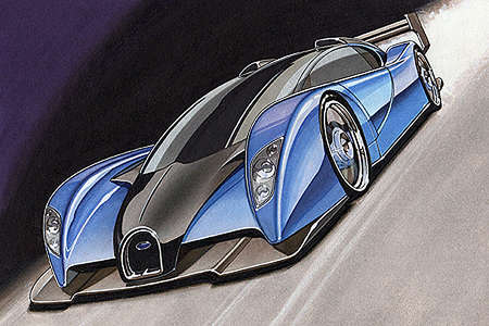 Под кодовото име “Проект Лидия” идва болид на Bugatti
