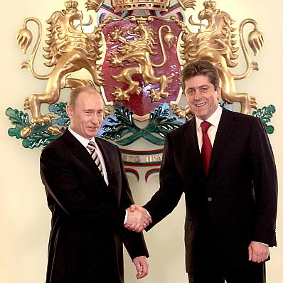 Владимир Путин и Георги Първанов са доволни от подписаните споразумения