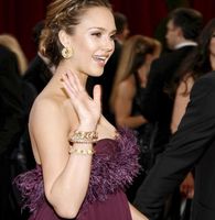 Бременната Джесика Алба на Оскари 2008