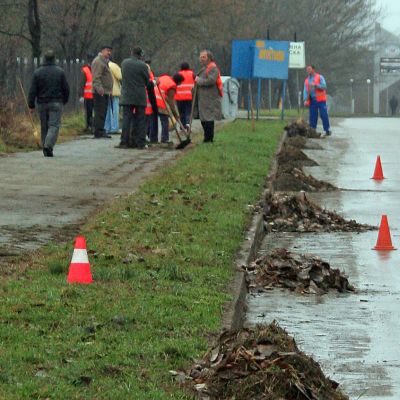 Тротоар изникна от нищото