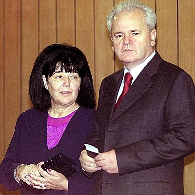 Миряна Маркович и Слободан Милошевич