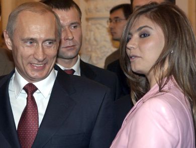 Среща в Кремъл - Путин и Кабаева