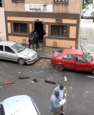 Бомбата избухна в квартал Ла Пеня