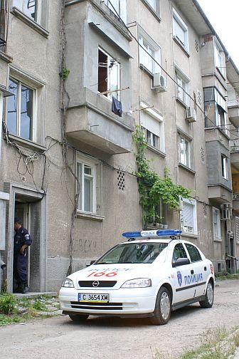 Полицията на местопрестъплението