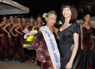 Гергана Асенова и Мис България - Вселена 2003 Елена Тихомирова
