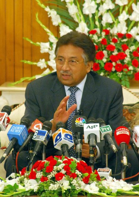Пакистанският президент Первез Мушараф