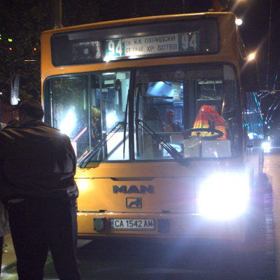 Тръгват нощни автобуси в София - А, Б, С