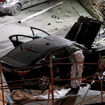 Кола бомба уби в центъра на Загреб 47-годишния собственик и бивш главен редактор на популярния седмичник ”Национал” Иво Пуканич