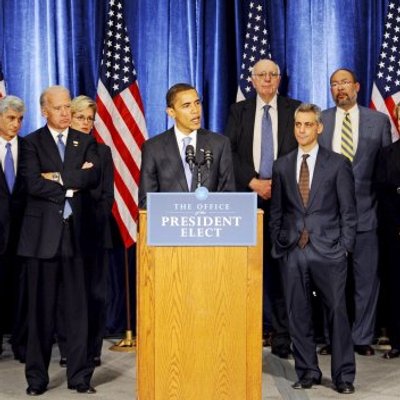 Барак Обама на първата си пресконференция в Чикаго