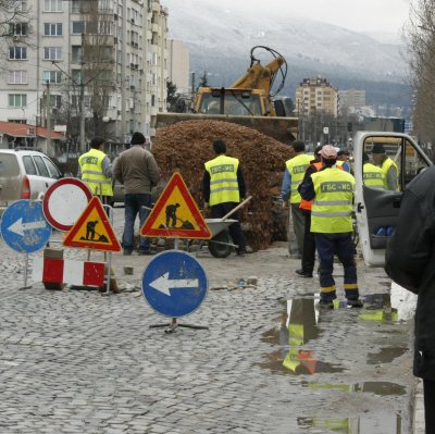 Редица улици в София, затворени за ремонт