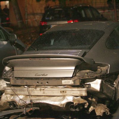 Взривиха  Порше  на ул.  Костенски водопад  в столичния квартал  Стрелбище