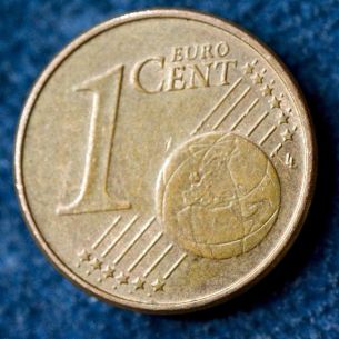 Пакетирането в руло на 50 монети от 1 цент струва 40 евроцента