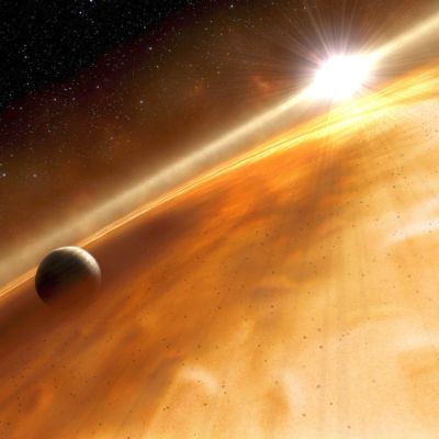 За пръв път гликолалдехид е открит в пространството около звезда, където по-късно е възможно да се сформират планети