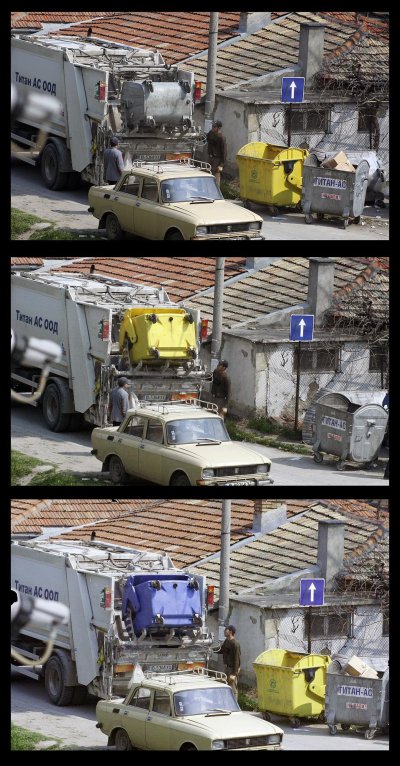 Във Варна разделните отпадъци се събират в един камион