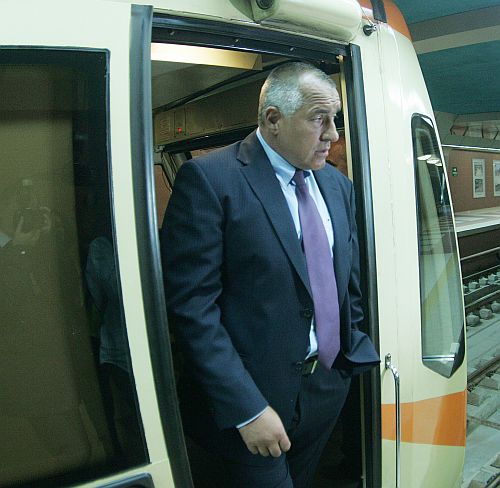 Премиерът Бойко Борисов ще открие новия участък на метрото ден по-късно