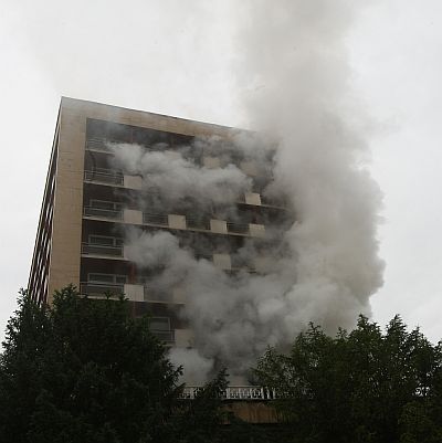 Пожар избухна в столичния хотел ”Рила”