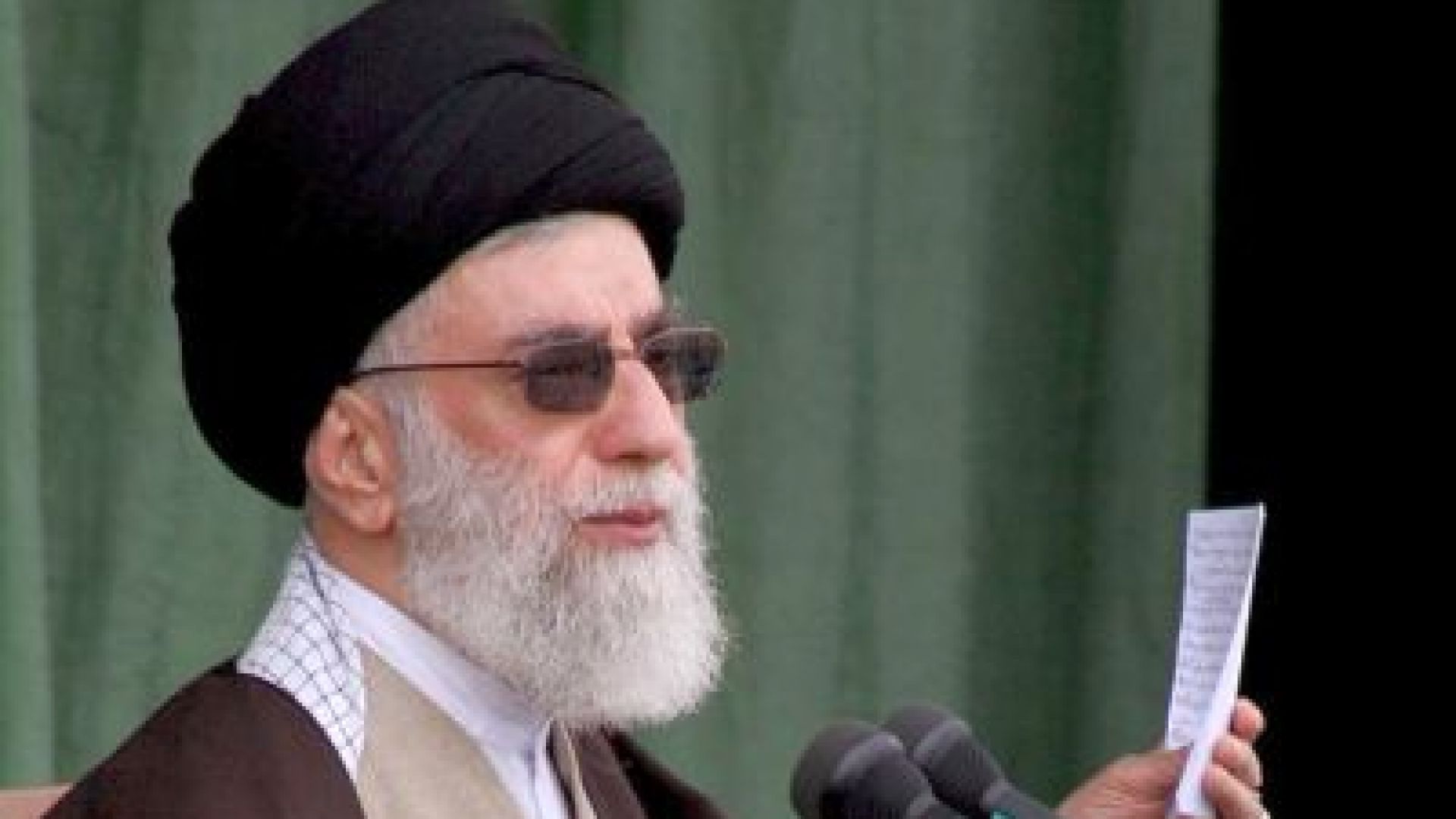 Иранският върховен лидер аятолах Али Хаменей заяви днес че е