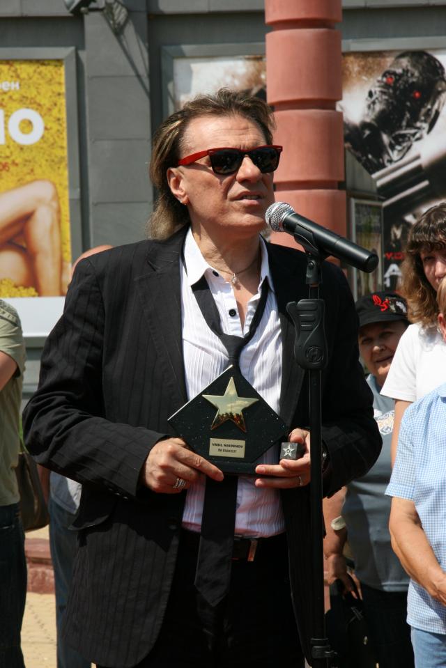 Васил Найденов получава звезда на Алеята на славата