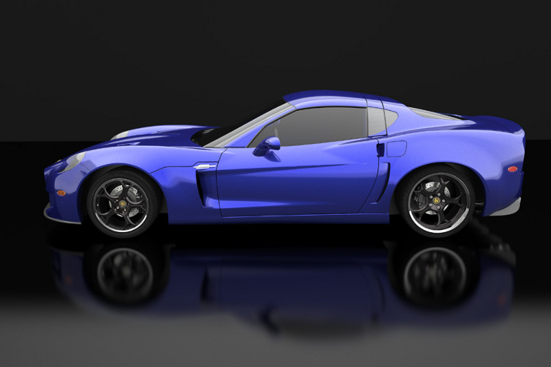 Конструираха карбонов Corvette C6