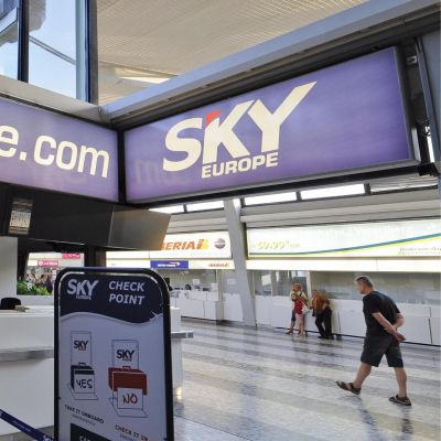 SkyEurope отмени полетите си от Прага и Братислава