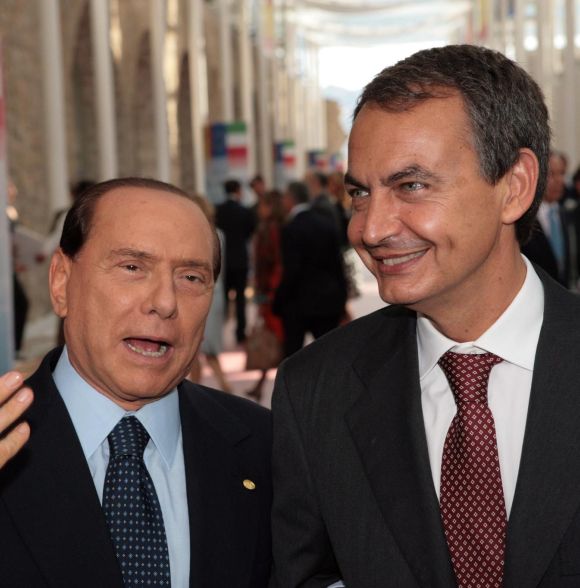 Силвио Берлускони се извини на Хосе Сапатеро, че дълго е отговарял на журналистическия въпрос