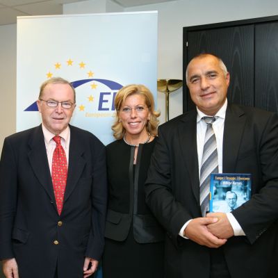 Бойко Борисов и Румяна Желева се срещнаха в Брюксел с председателя на ЕНП Вилфред Мартенс