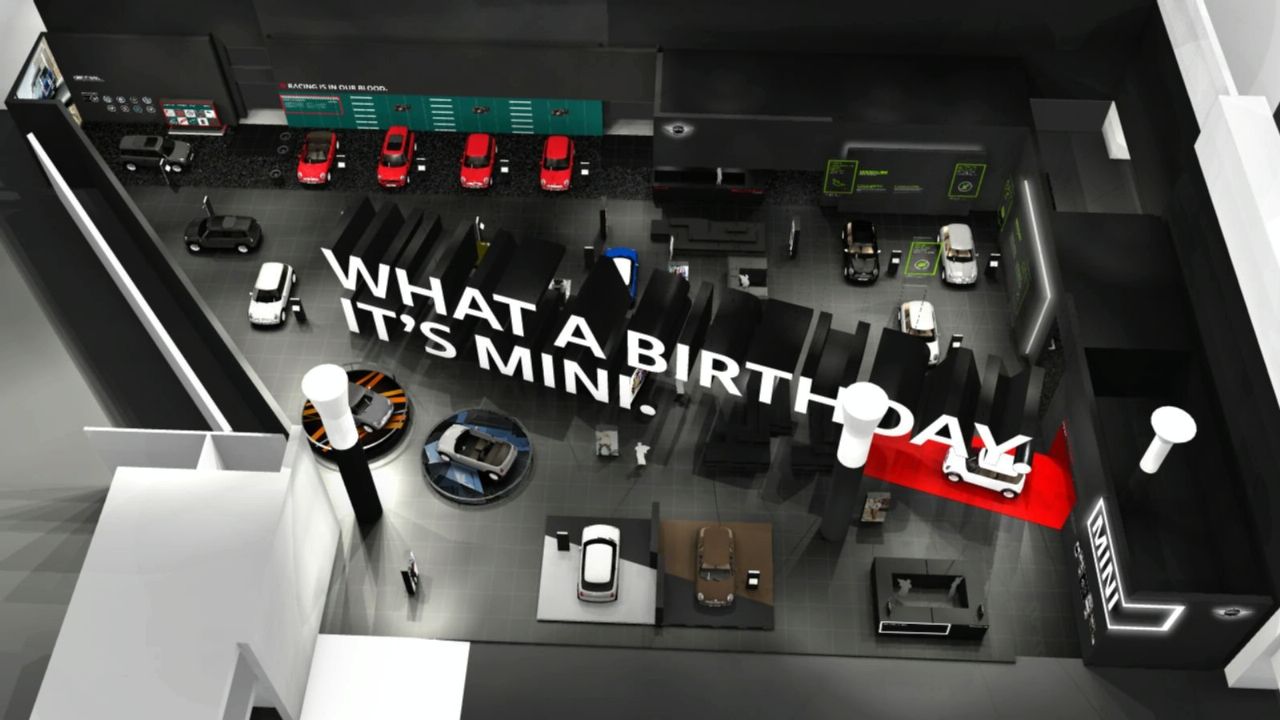 Тестова писта на щанда на BMW във Франкфурт