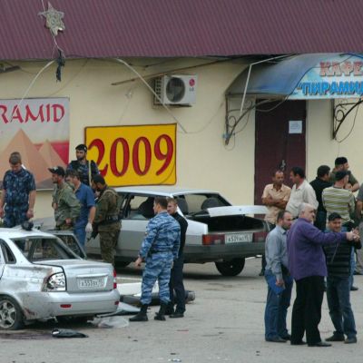 Камикадзе се взриви на бул. ”Путин” в Грозни