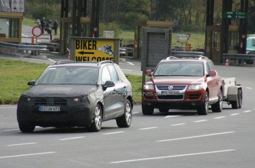 Шпионски снимки на новия VW Touareg