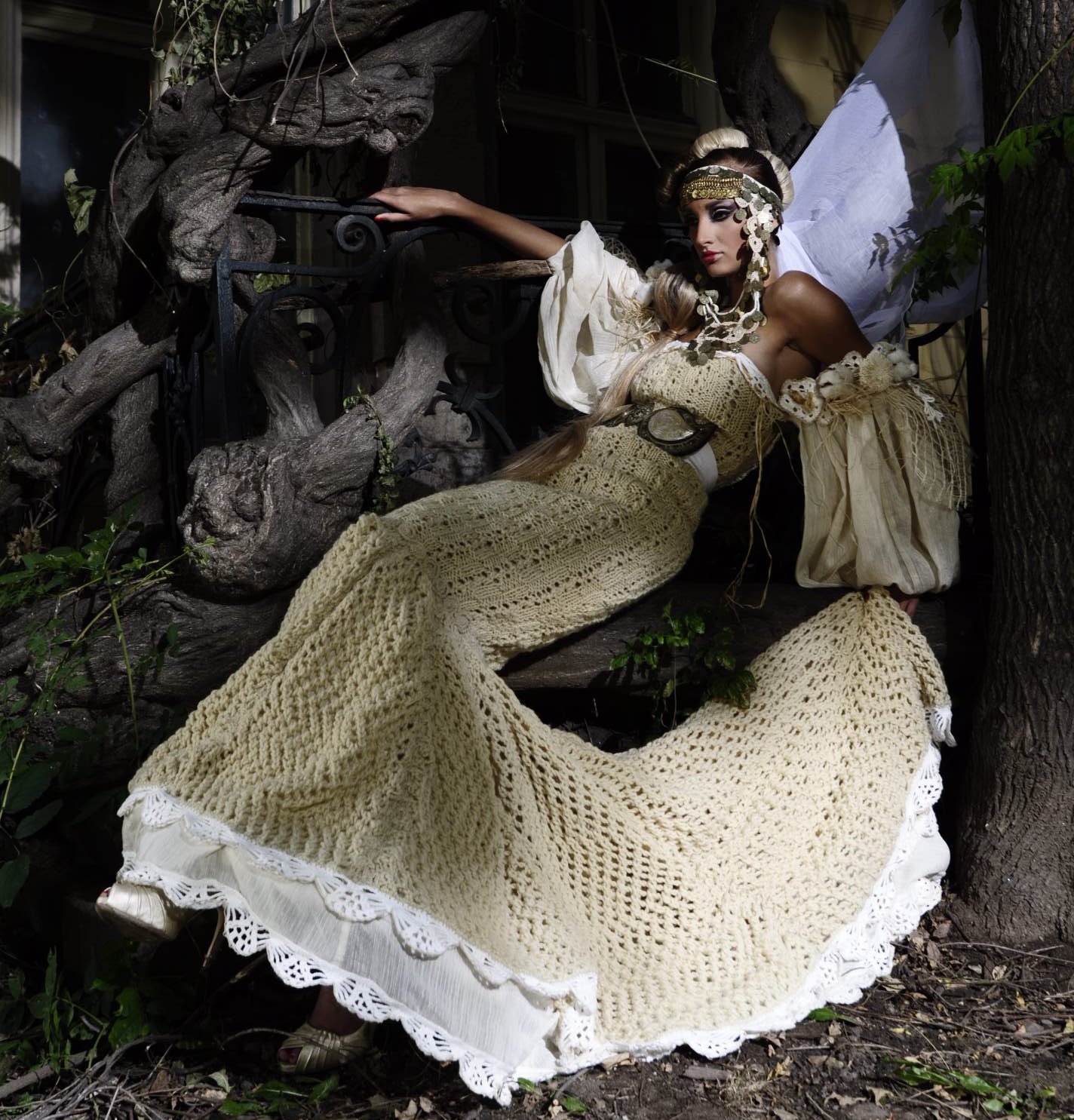 Юлия Юревич позира с еко рокля за световен моден форум